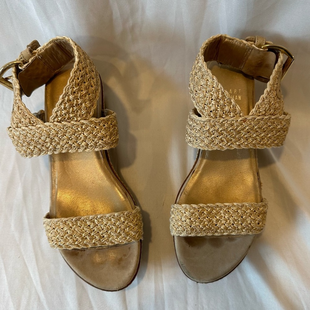 Stuart Weitzman Wedge Sandal - image 1
